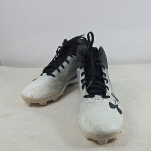 Under Armour Black and White Baseball Cleats